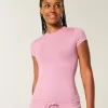 Seamless Fabric Crew Baby Tee