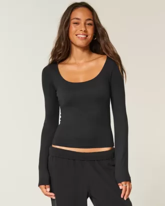 Seamless Fabric Scoop Top