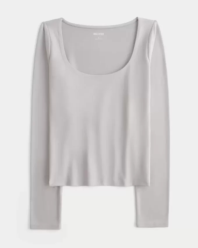 Seamless Fabric Scoop Top