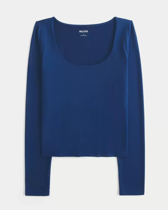 Seamless Fabric Scoop Top