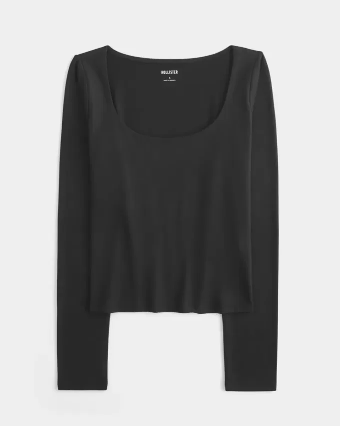 Seamless Fabric Scoop Top