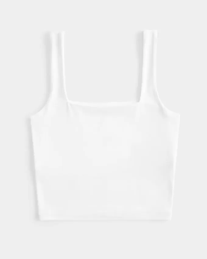 Seamless Fabric Square-Neck Tank Seamless Fabric Square-Neck Tank