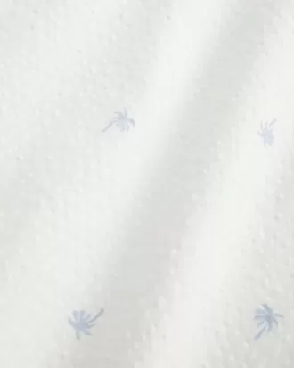 Seersucker Baggy Pull-On Pants