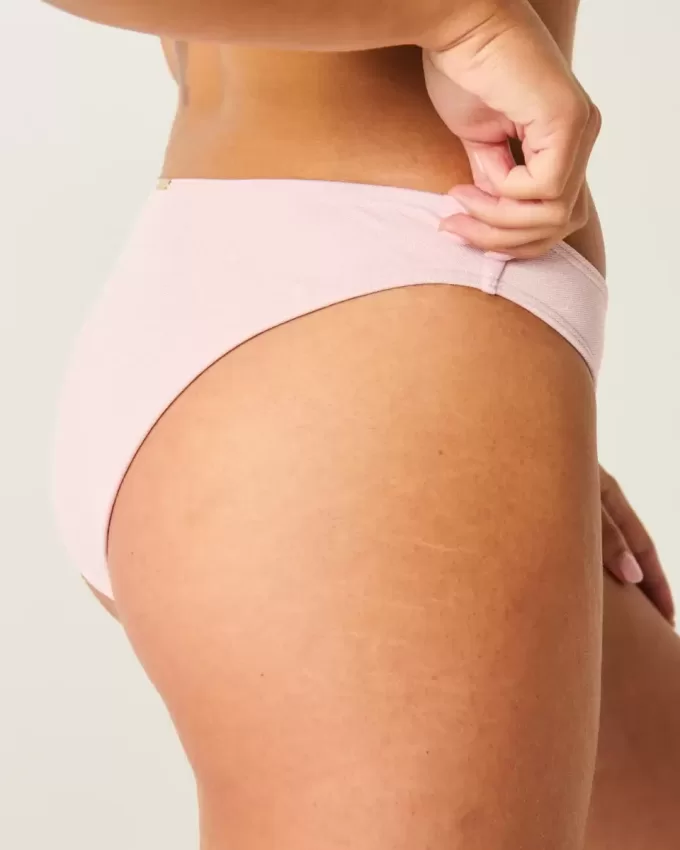 Shimmer High-Leg Cheeky Bikini Bottom Shimmer High-Leg Cheeky Bikini Bottom