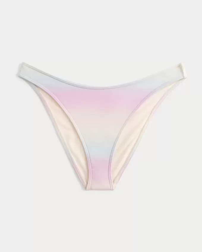 Shimmer High-Leg Cheeky Bikini Bottom Shimmer High-Leg Cheeky Bikini Bottom