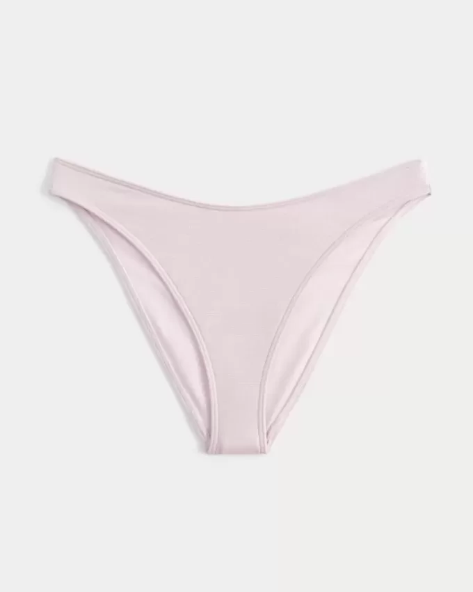 Shimmer High-Leg Cheeky Bikini Bottom Shimmer High-Leg Cheeky Bikini Bottom