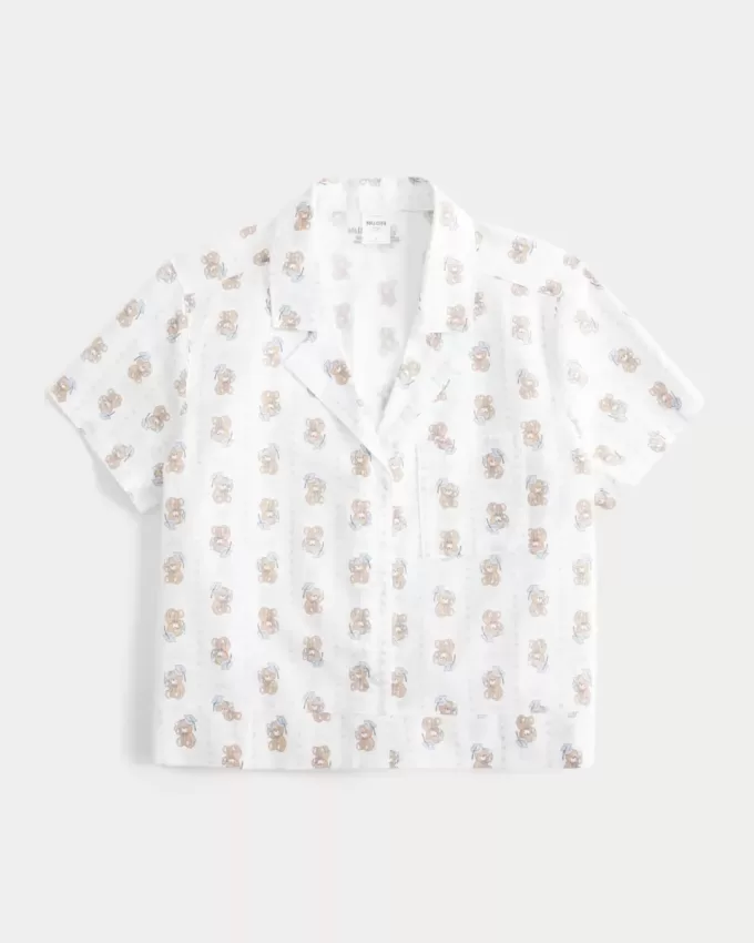 Short-Sleeve Grad Bear Sleep Shirt