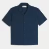 Short-Sleeve Seersucker Pocket Shirt