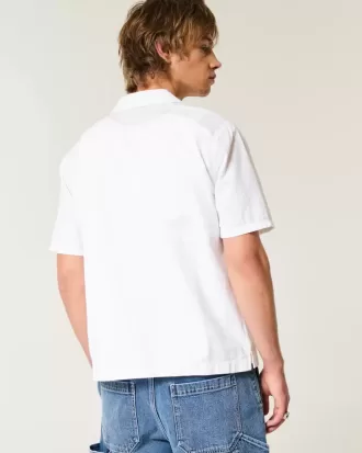 Short-Sleeve Seersucker Shirt