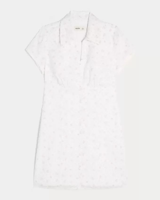 Short-Sleeve Shirt Dress