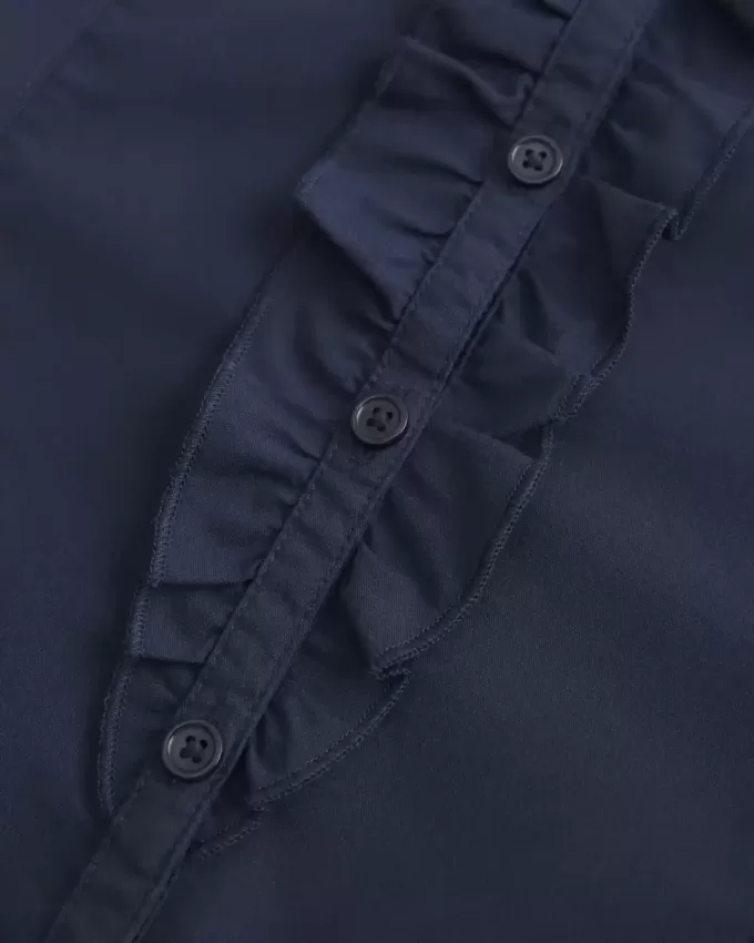 Short-Sleeve Tuxedo Shirt