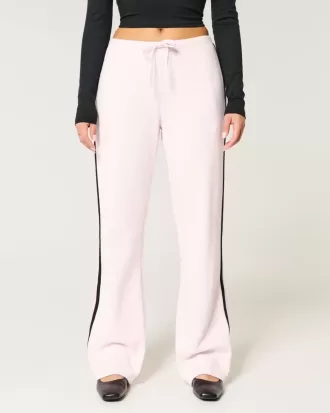 Side-Stripe Straight Sweatpants