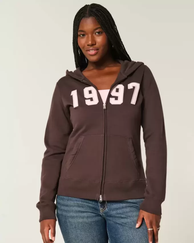 Slim 1997 Graphic Zip-Up Hoodie Slim 1997 Graphic Zip-Up Hoodie