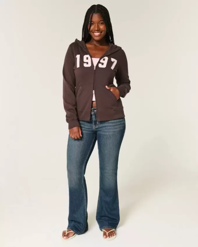Slim 1997 Graphic Zip-Up Hoodie Slim 1997 Graphic Zip-Up Hoodie