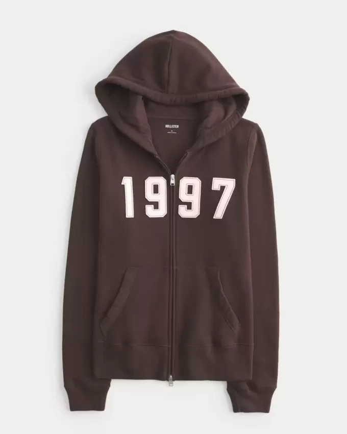 Slim 1997 Graphic Zip-Up Hoodie Slim 1997 Graphic Zip-Up Hoodie