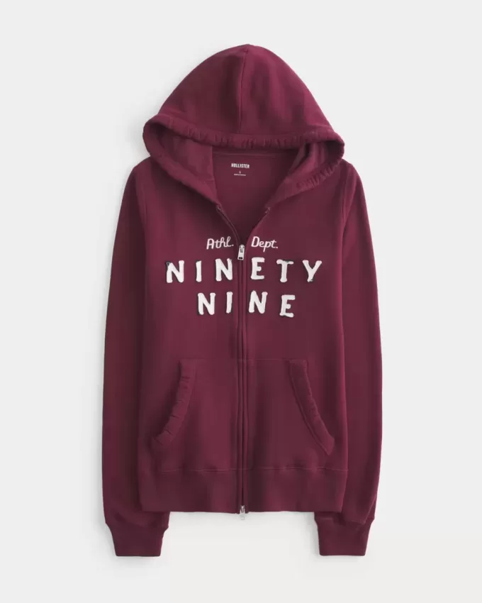 Slim 99 Graphic Zip-Up Hoodie Slim 99 Graphic Zip-Up Hoodie