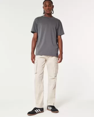 Slim Straight Cargo Pants