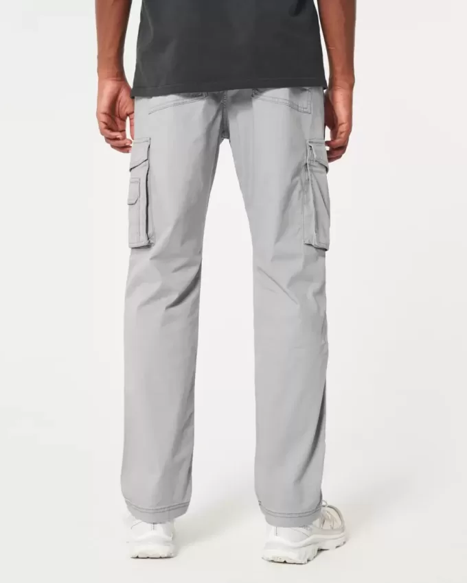 Slim Straight Cargo Pants