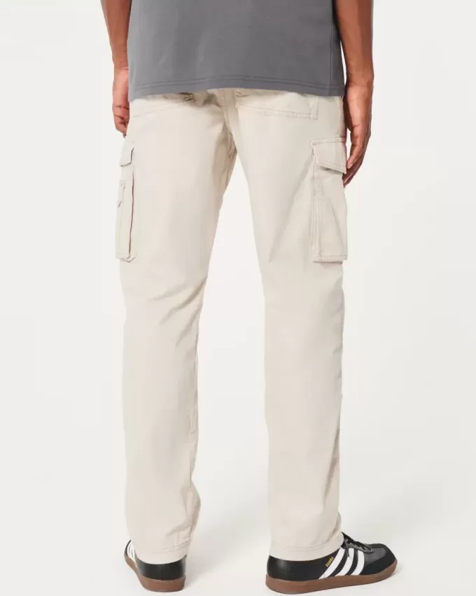 Slim Straight Cargo Pants