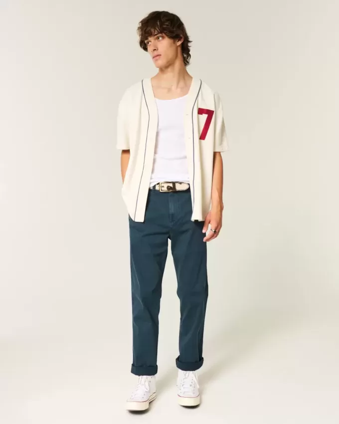 Slim Straight Chino Pants