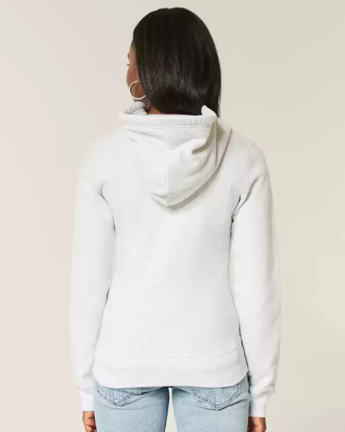 Slim Striped Zip-Up Hoodie