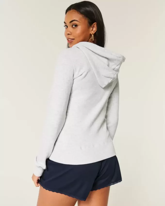 Slim Zip-Up Hoodie