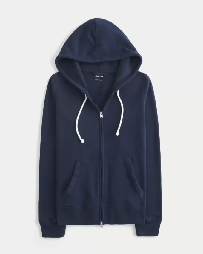 Slim Zip-Up Hoodie