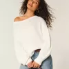 Slouchy Off-the-Shoulder Sweater