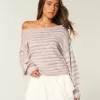 Slouchy Off-the-Shoulder Sweater