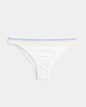 Smocked Waist High-Leg Cheekiest Bikini Bottom