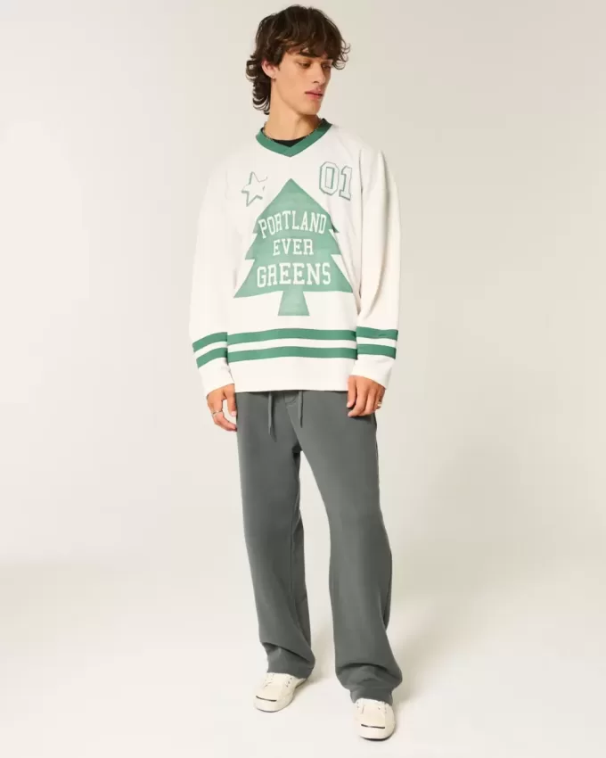 Snake Graphic Baggy Sweatpants