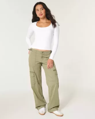 Soft Stretch Seamless Fabric Scoop Top