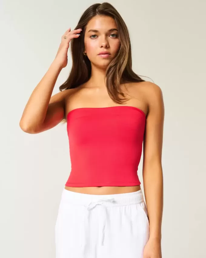 Soft Stretch Seamless Fabric Tube Top