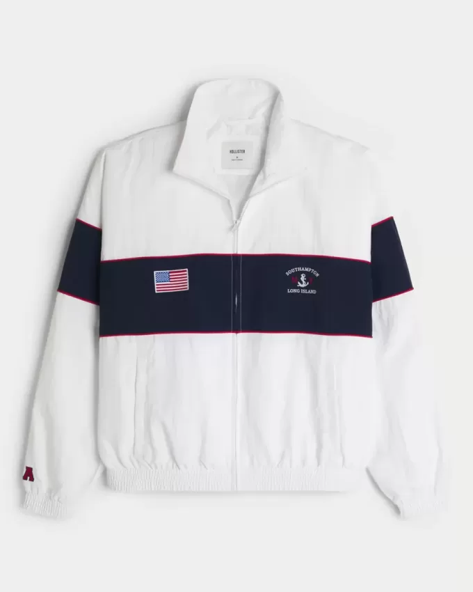 Southampton NY Graphic Zip-Up Jacket Southampton NY Graphic Zip-Up Jacket