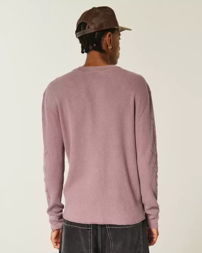 Spider Graphic Thermal Crew Shirt