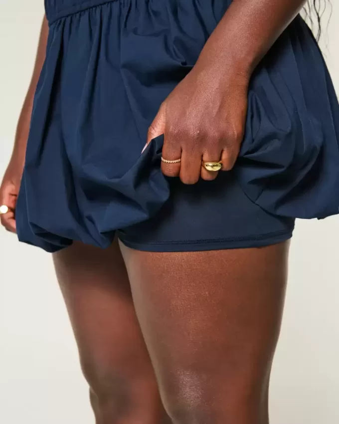 Strapless Bubble Mini Dress