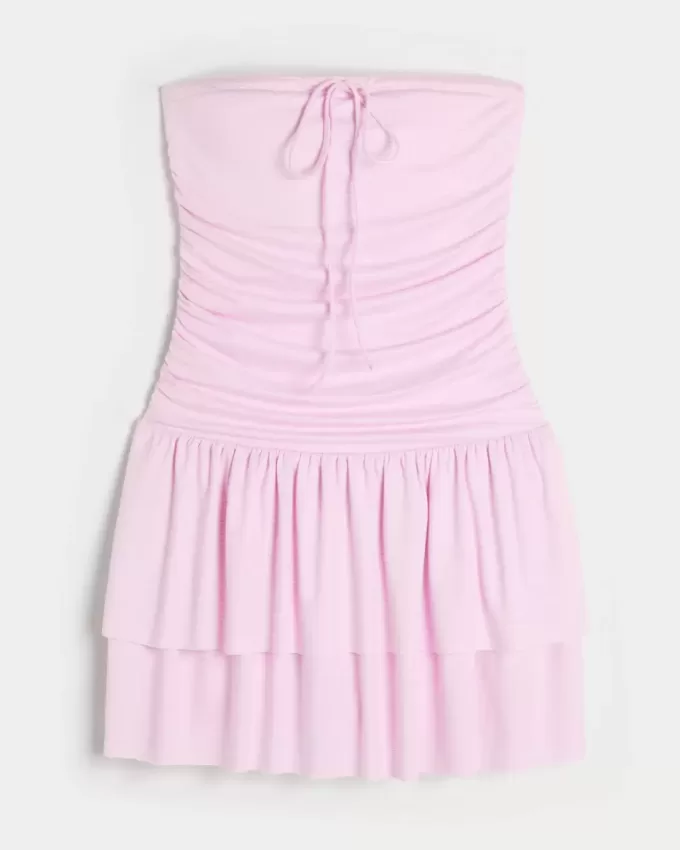 Strapless Knit Skort Dress Strapless Knit Skort Dress