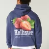 Strawberry Logo Graphic Hoodie
