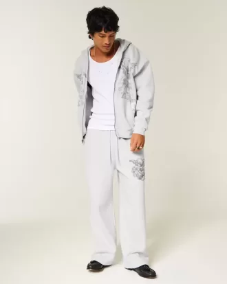 Super Baggy Angel Graphic Sweatpants