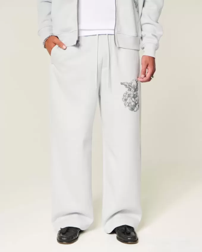 Super Baggy Angel Graphic Sweatpants