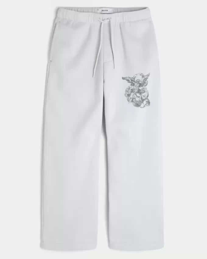 Super Baggy Angel Graphic Sweatpants