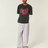 Super Baggy Los Angeles Back Pocket Graphic Sweatpants