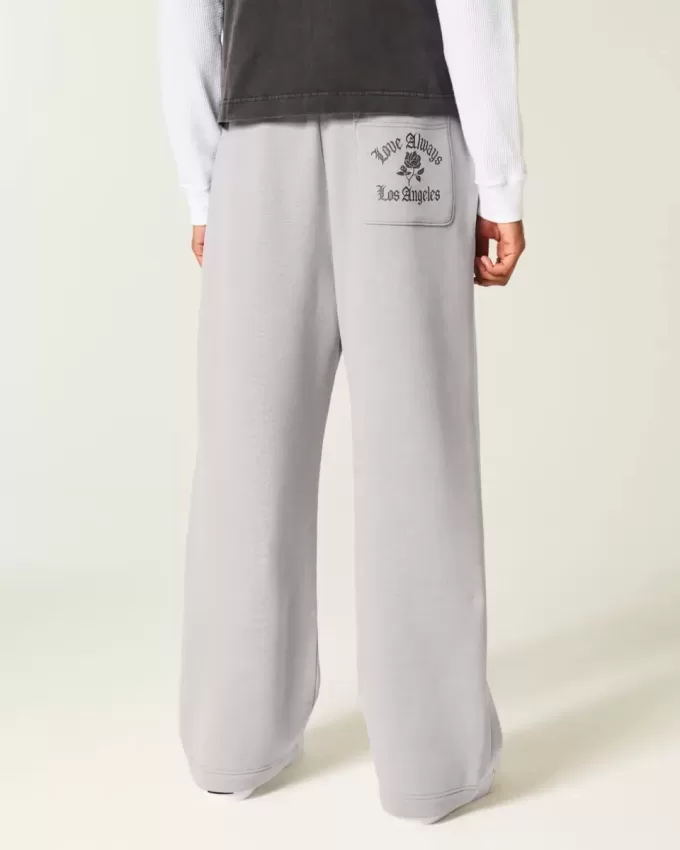 Super Baggy Los Angeles Back Pocket Graphic Sweatpants