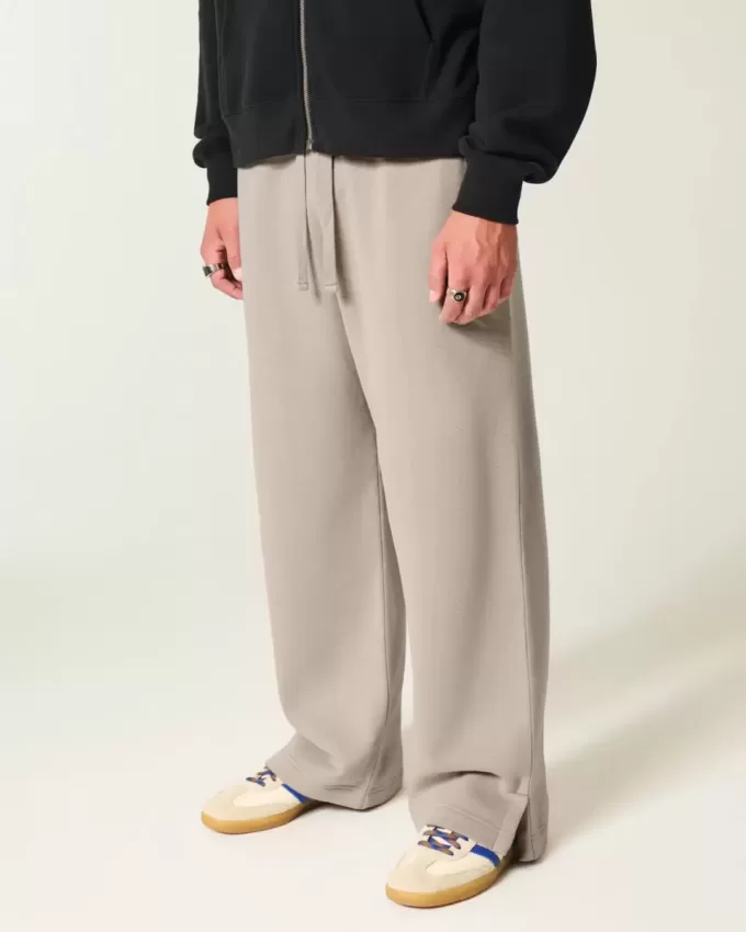 Super Baggy Y2K Split Hem Sweatpants