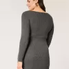Sweater-Knit Skater Mini Dress Sweater-Knit Skater Mini Dress