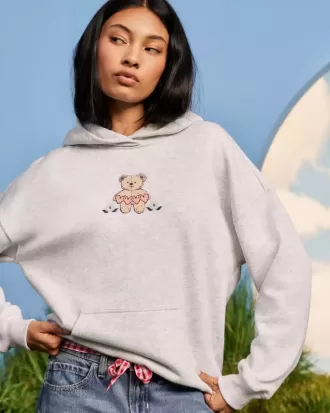 Teddy Bear Graphic Hoodie