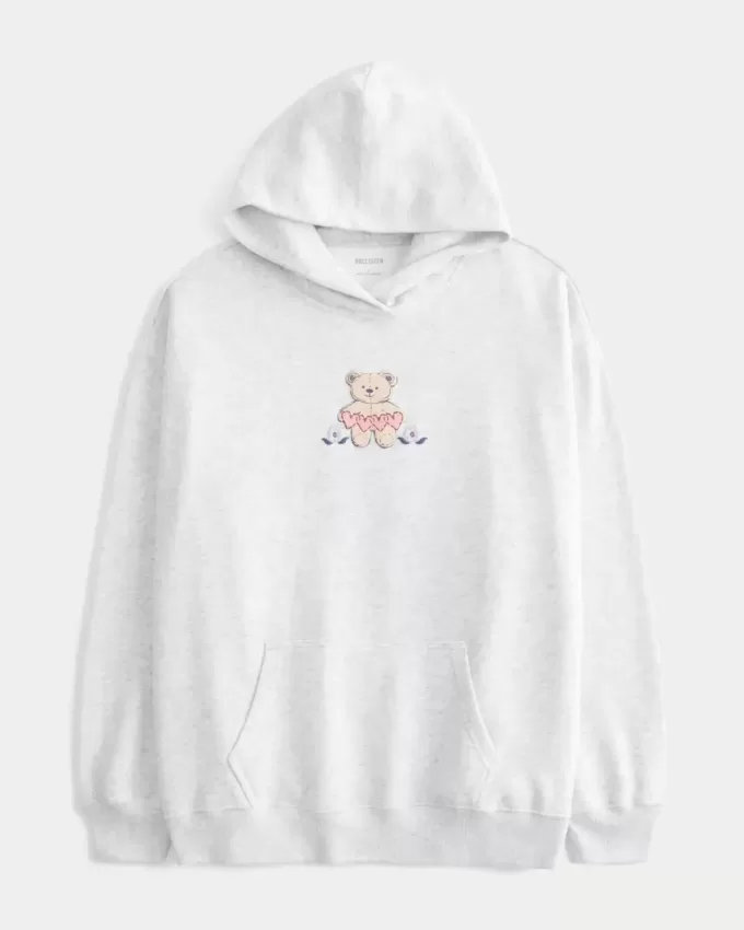 Teddy Bear Graphic Hoodie