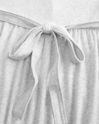 Tie-Back Henley Babydoll Top