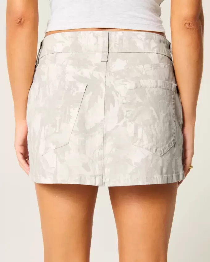 Twill Camo Mini Skirt Twill Camo Mini Skirt