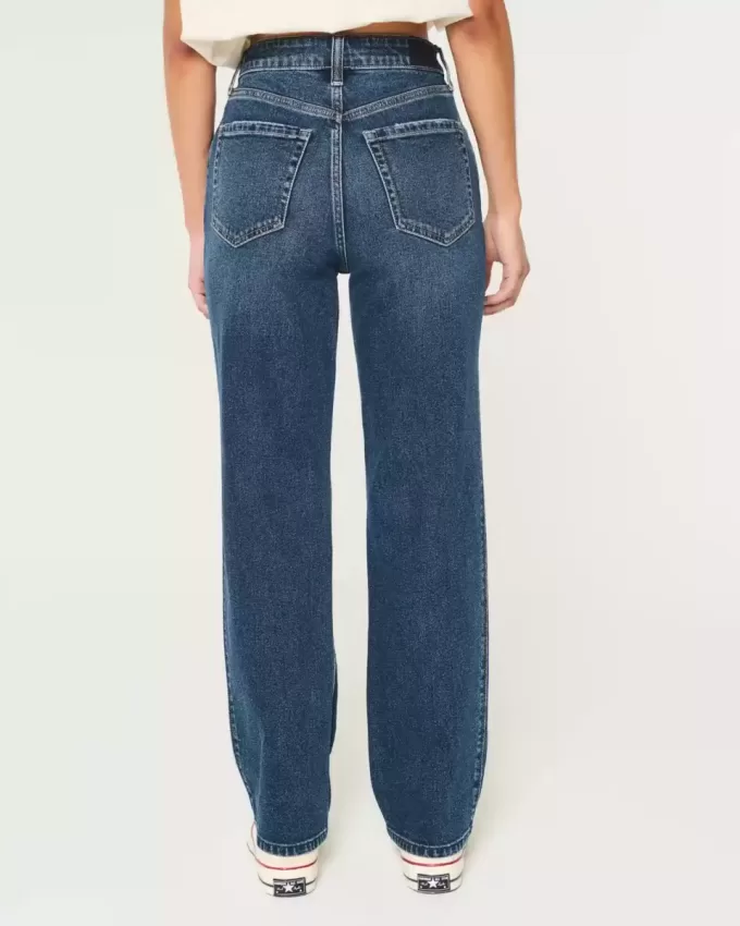 Ultra High-Rise Dark Wash 90s Straight Jeans Ultra High-Rise Dark Wash 90s Straight Jeans
